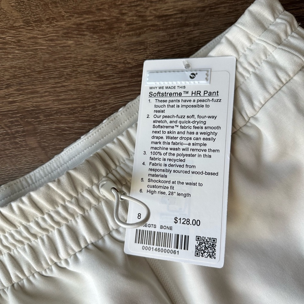 Softstreme high rise pants bone